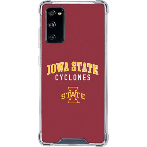 Iowa State University Collegiate Text Galaxy S20 FE Clear Case